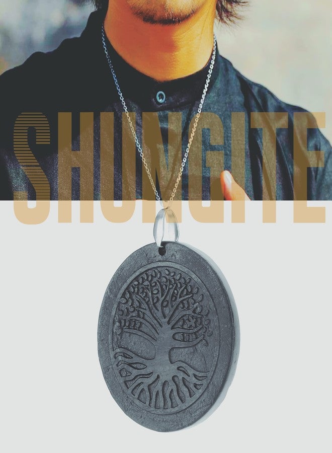 SZFMSWE Shungite Necklace Tree of Life Shungite Stone Pendant - Image 5
